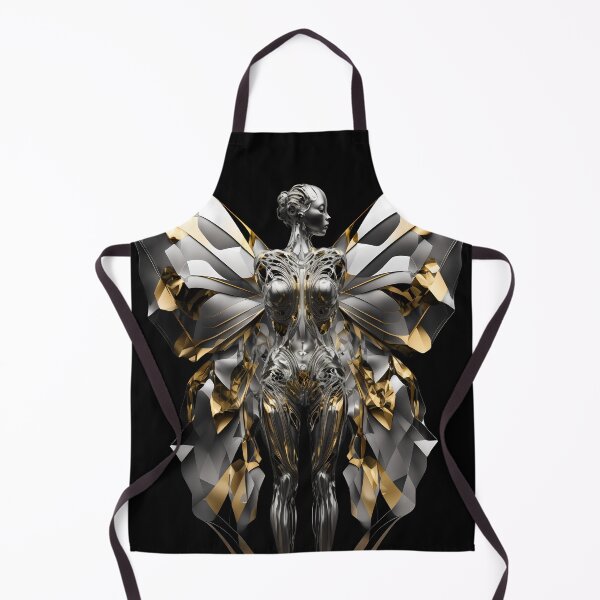 Item preview, Woman body butterfly gold silver designed and sold by SMILE88.
