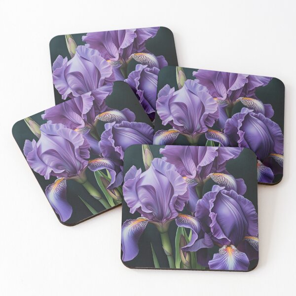 Item preview, Purple Irises  designed and sold by Vanover Designs.