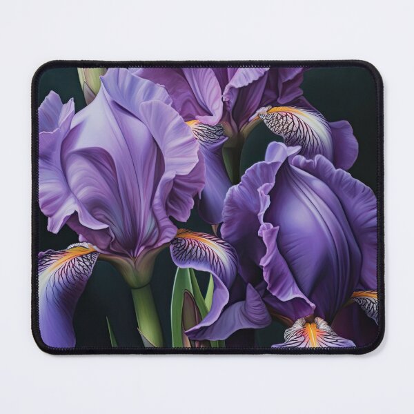 Item preview, Purple Irises  designed and sold by Vanover Designs.