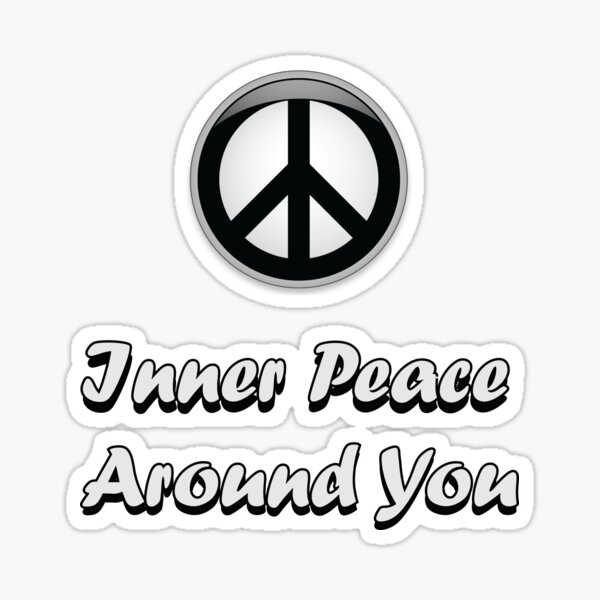 inner peace Sticker