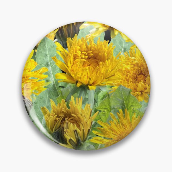 Item preview, Dandelions - a meadow full of future wishes - with a black background designed and sold by Binas-gallery.