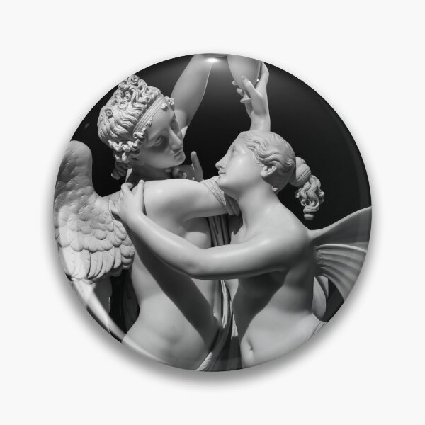 Item preview, Cupid and Psyche - Amore e Psiche- symbol of eternal love, by sculptor Giovanni Maria Benzoni, 1845 designed and sold by Paolo Modena Photography    -   Fine Italian Art.
