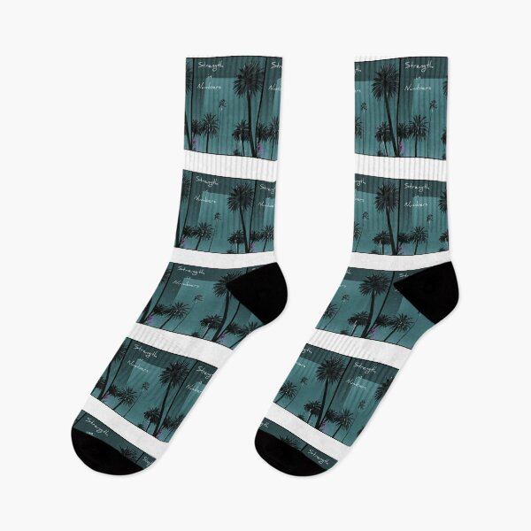 Item preview, Strength in Numbers (sea green and Black)  designed and sold by Twisted Doodles.
