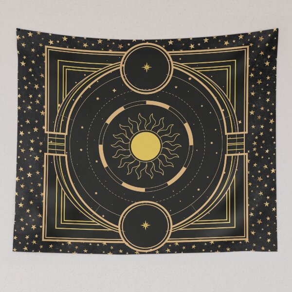 Item preview, Celestial sun and star design designed and sold by CreativeStrand.