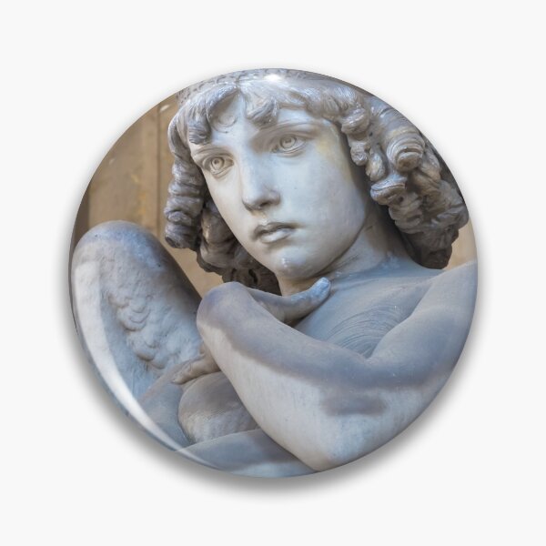 Item preview, Angel sculpture by Giulio Monteverde for the Oneto family monument in Staglieno Cemetery, Genoa - Italy (1882) designed and sold by Paolo Modena Photography    -   Fine Italian Art.