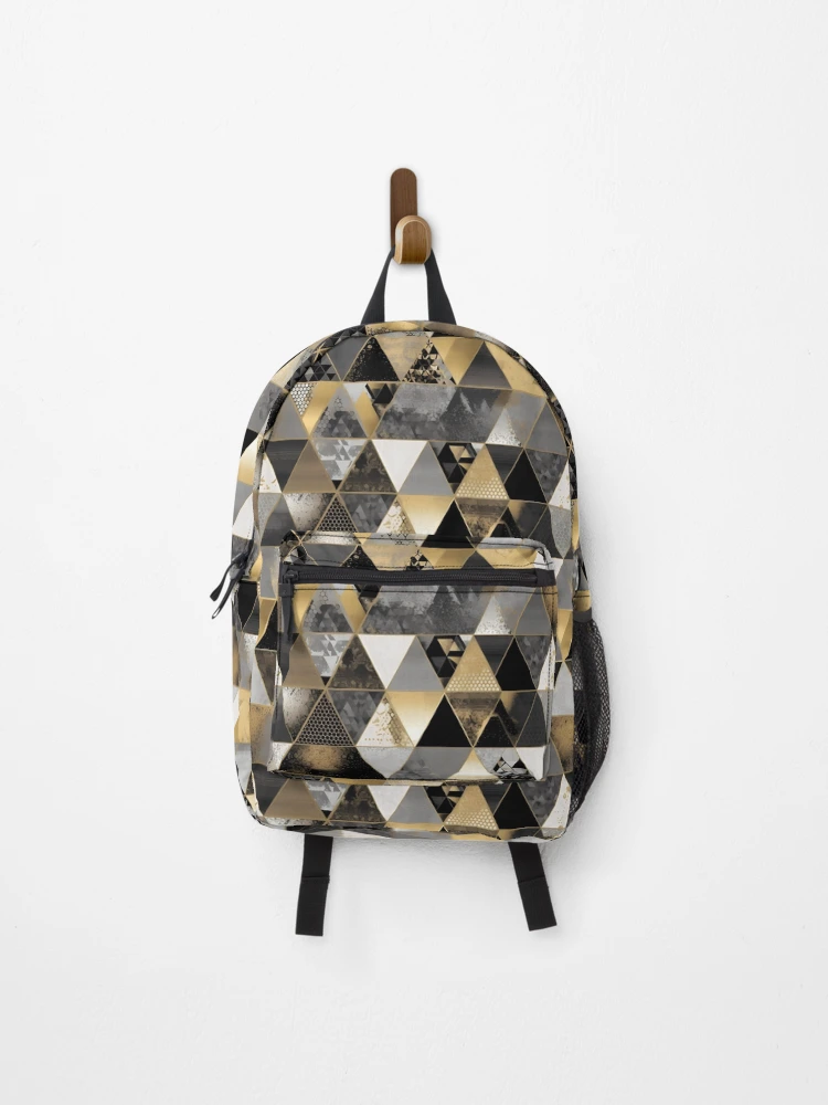 Thumbnail 1 of 3, Backpack, Fancy Triangular Pattern designed and sold by ArtByDominique.
