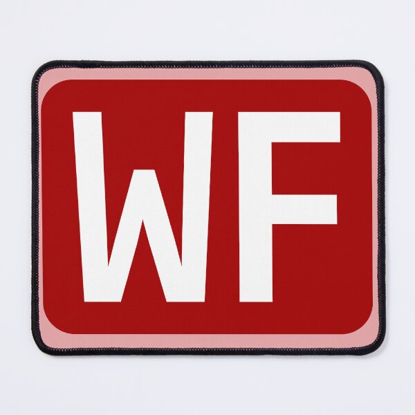 Artikelvorschau, WF Initials entworfen und verkauft von Jeallan Designs.