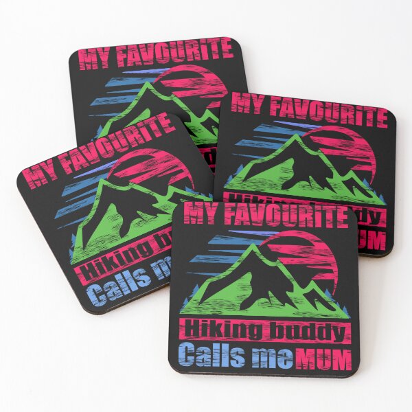 Item preview, My favourite hiking buddy calls me Mum mother designed and sold by SoulTrekking.