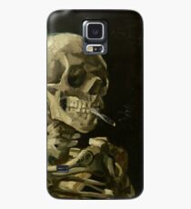 Vincent Van Gogh Skeleton Smoking Case/Skin for Samsung Galaxy