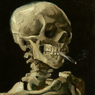 Vorschaubild zum Design Vincent Van Gogh Skeleton Rauchen von Retro Salt