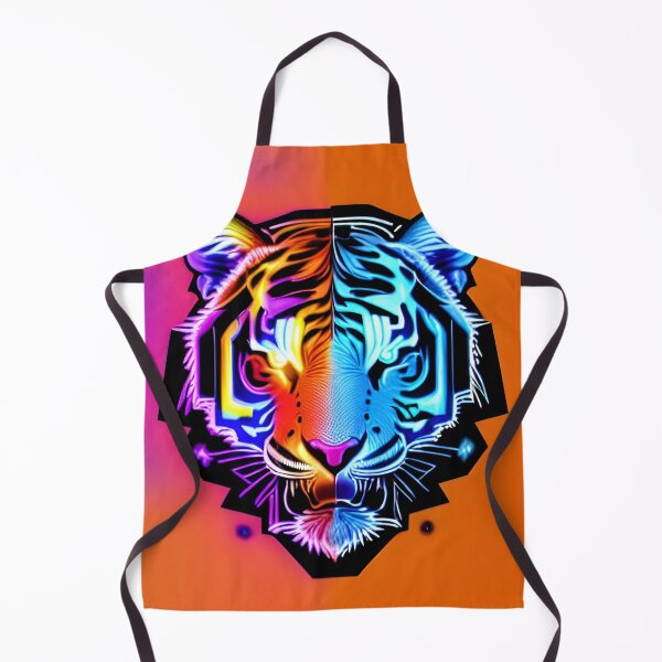 Item preview, Trippy Psychedelic Neon Tigers 1 designed and sold by Benito Del Ray.