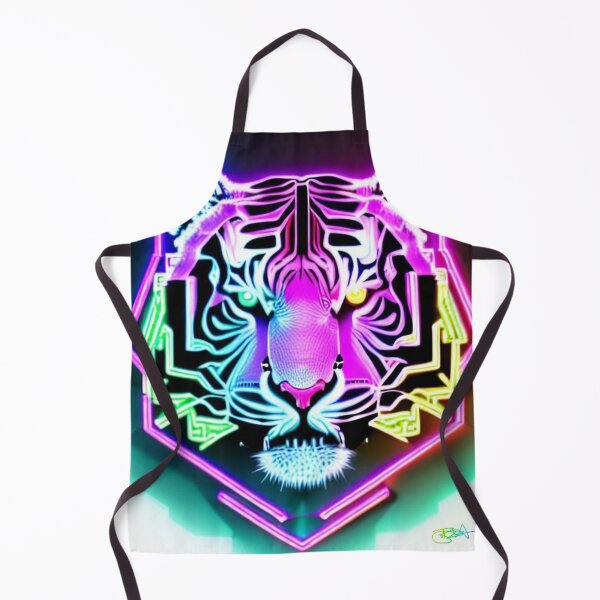 Item preview, Trippy Psychedelic Neon Tigers 2 designed and sold by Benito Del Ray.