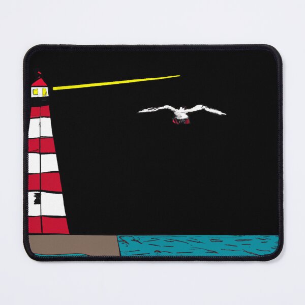 Item preview, North sea lighthouse gull sea designed and sold by Imutobi.