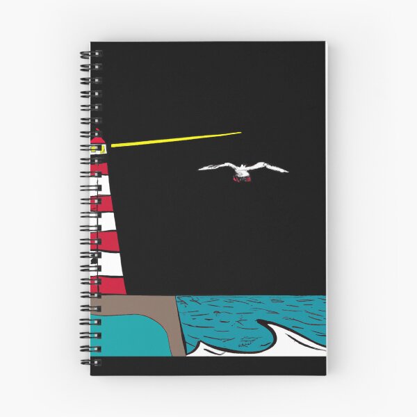 Item preview, North sea lighthouse gull sea designed and sold by Imutobi.