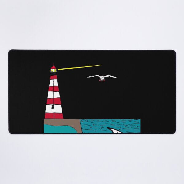 Item preview, North sea lighthouse gull sea designed and sold by Imutobi.