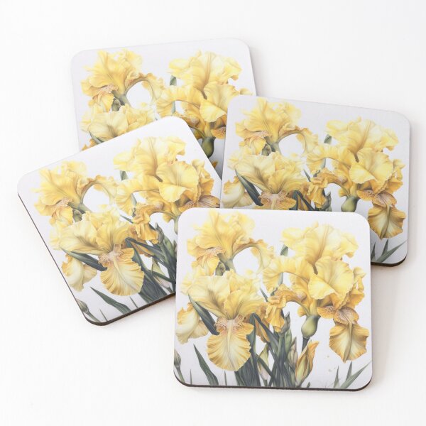 Item preview, Yellow Irises  designed and sold by Vanover Designs.