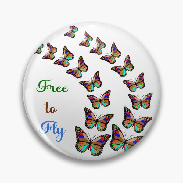 Item preview, Free to Fly (Butterflies) designed and sold by GiftsAndCrafts.