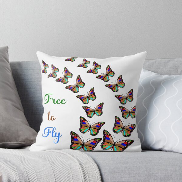 Item preview, Free to Fly (Butterflies) designed and sold by GiftsAndCrafts.