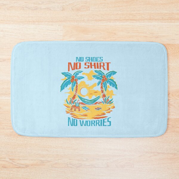 Item preview, No shoes No Shirt No Worries | Outdoor And Sand Therapy | Recharge Your Soul | Summer Time | Beach Vacay | Worklife Balance designed and sold by MJDezigns.