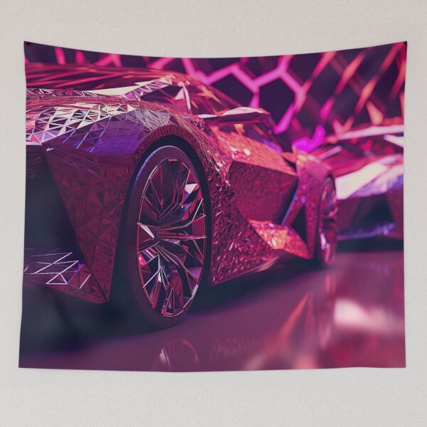 Artikelvorschau, Futuristic purple detailed Supercar entworfen und verkauft von Hibiskusmond.