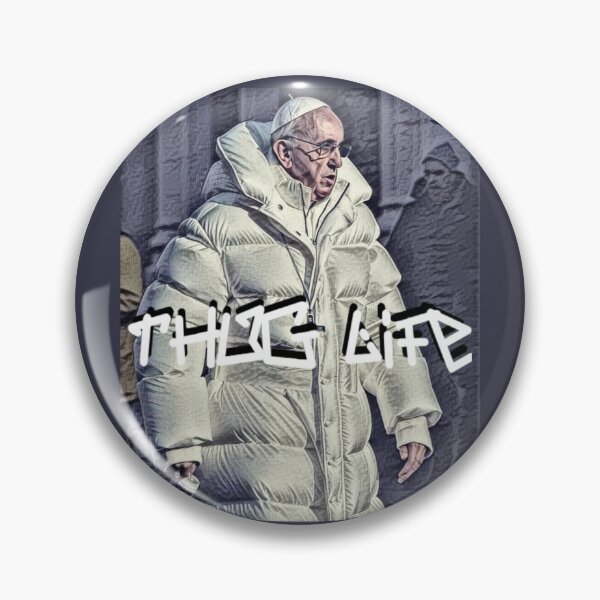 Item preview, Thug Life Pope designed and sold by Flirt-Teez.