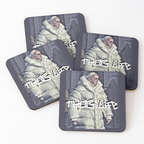 Item preview, Thug Life Pope designed and sold by Flirt-Teez.
