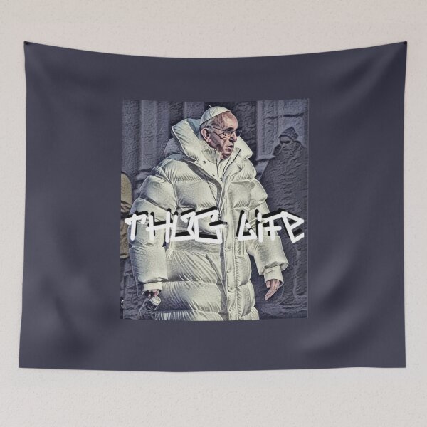 Item preview, Thug Life Pope designed and sold by Flirt-Teez.