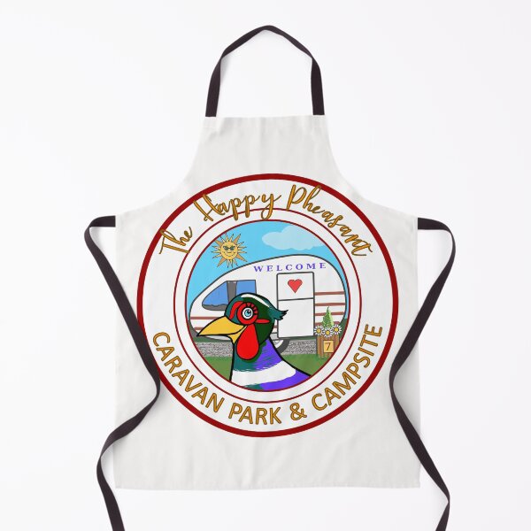 Item preview, HAPPY PHEASANT CARAVAN PARK & CAMPSITE designed and sold by Marni Scofidio Desi9ns.