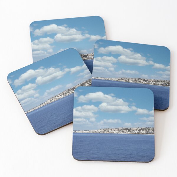 Item preview, Beach and Nice town in summertime designed and sold by goceris.