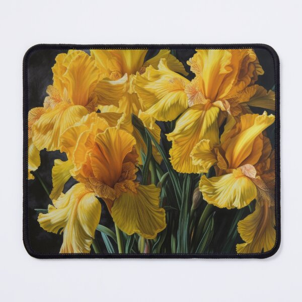 Item preview, Yellow Irises  designed and sold by Vanover Designs.