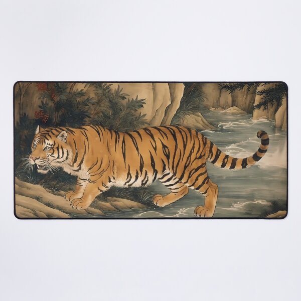 Item preview, Ancient-Style Bengal Tiger Design designed and sold by SingularityGeek.