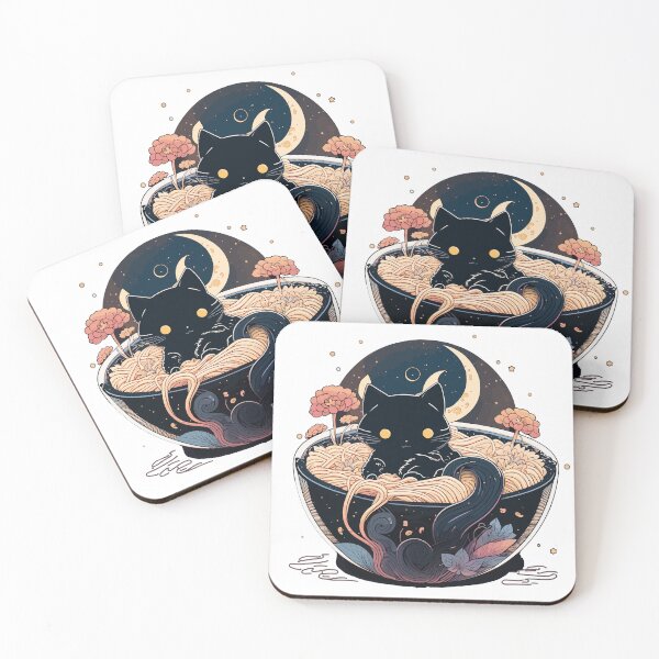 Item preview, Midnight Snack - Noodle Cats #5 designed and sold by FunkyGear.