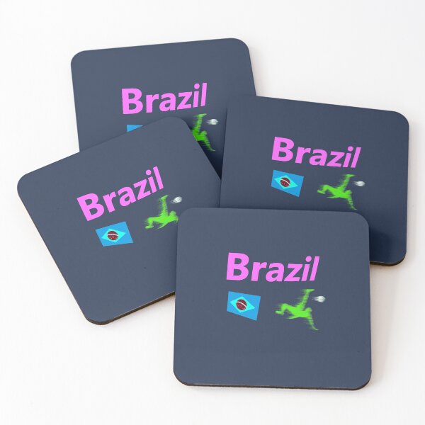 Item preview, Brazil  Soccer abstract design  designed and sold by lobodelnoir.