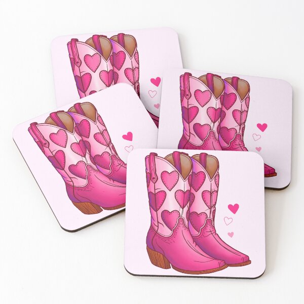 Item preview, Heart Patterned Cowboy Boots designed and sold by egorringe.
