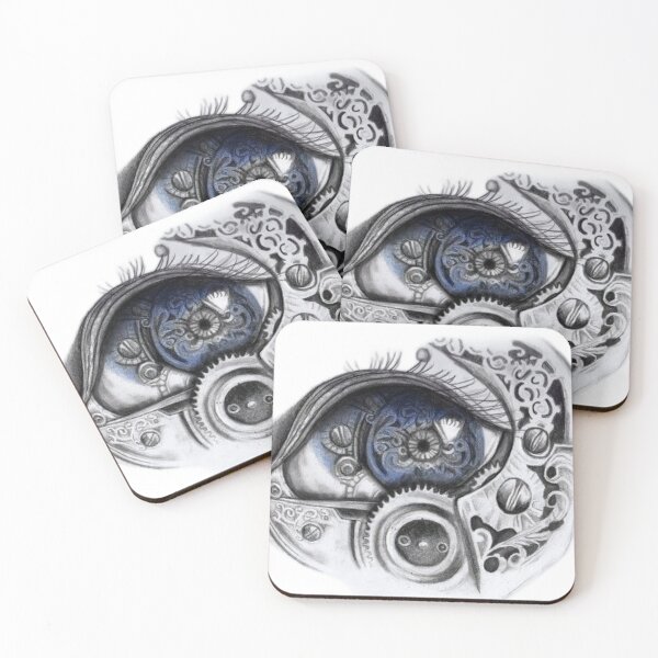 Item preview, Steampunk eye designed and sold by UniqueCustomArt.