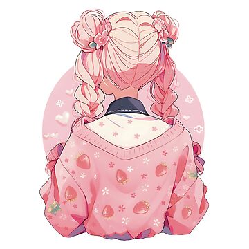 Anime Blonde Girl Double Buns Hair Stock Vector (Royalty Free) 1645255717 |  Shutterstock