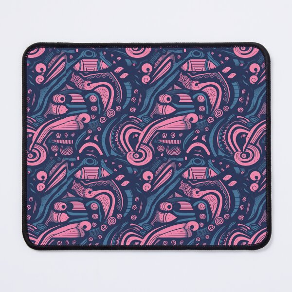 Item preview, Pink and Blue Geometric art designed and sold by Skas100.