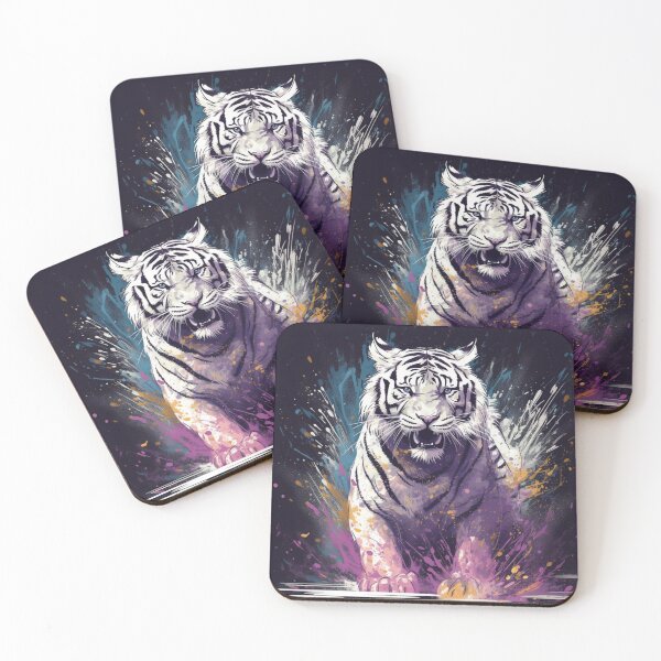 Item preview, Pure White Tiger designed and sold by letsgetinspired.