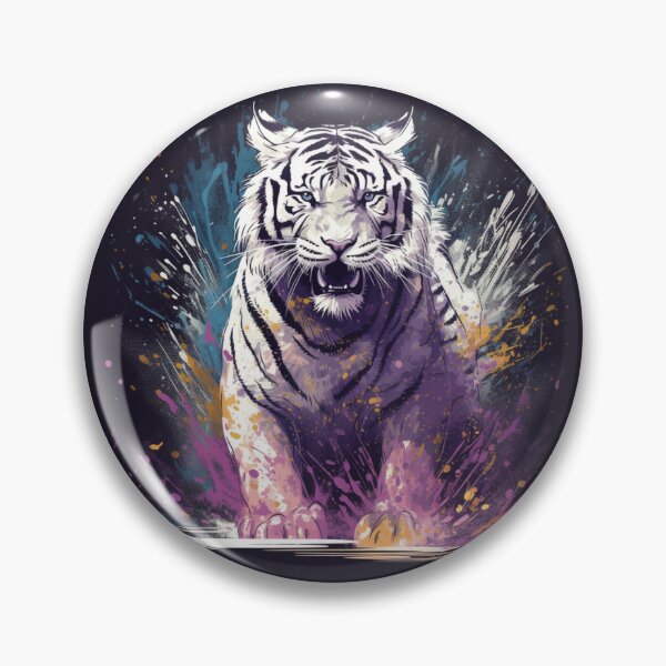 Item preview, Pure White Tiger designed and sold by letsgetinspired.