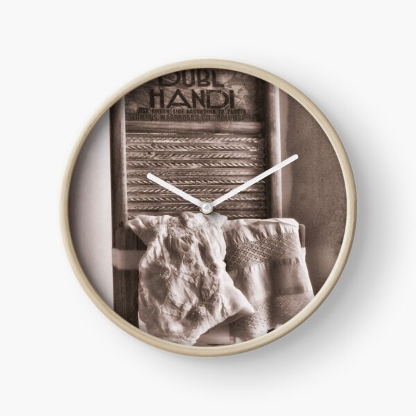 Vintage Washboard Clock