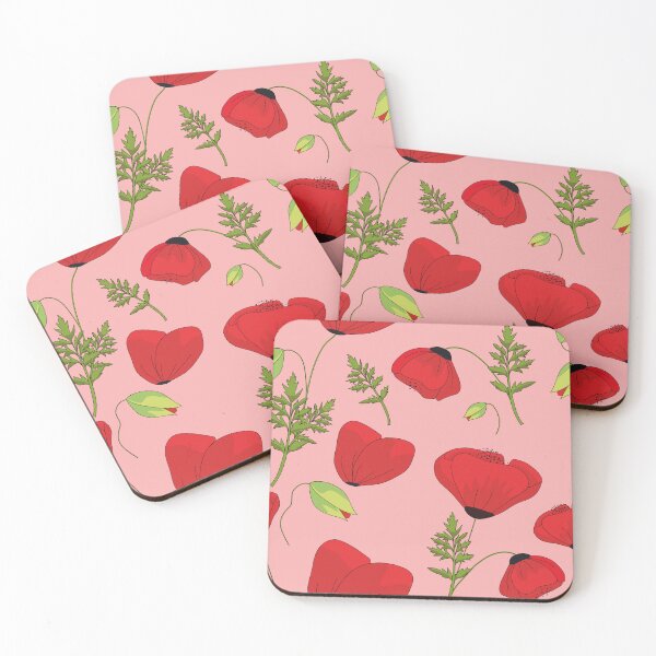 Item preview, Romantic poppy flower designed and sold by cute-tees.