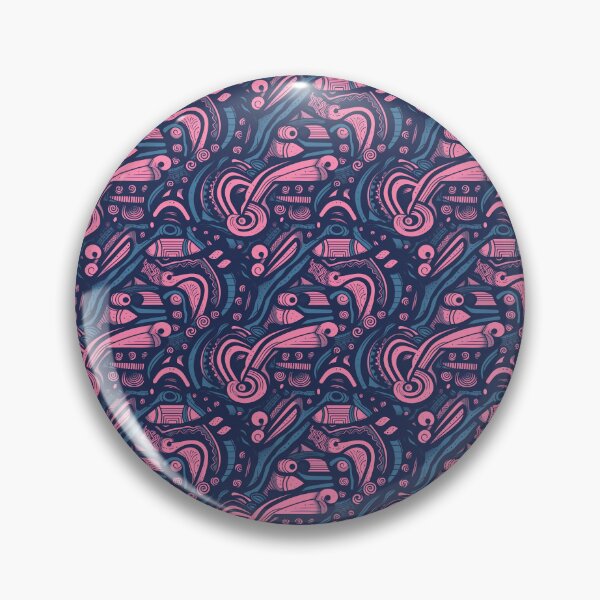 Item preview, Pink and Blue Geometric art designed and sold by Skas100.