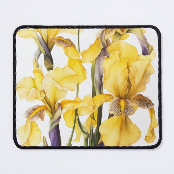 Item preview, Yellow Irises  designed and sold by Vanover Designs.