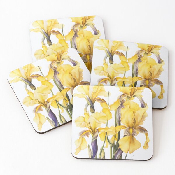Item preview, Yellow Irises  designed and sold by Vanover Designs.