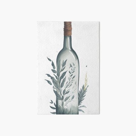 Aesthetic Boho Wine Glass Art Board Print for Sale by Cravio