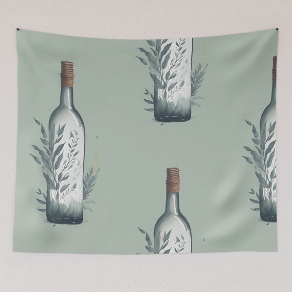 Item preview, Boho Wine Bottle  designed and sold by Cravio.