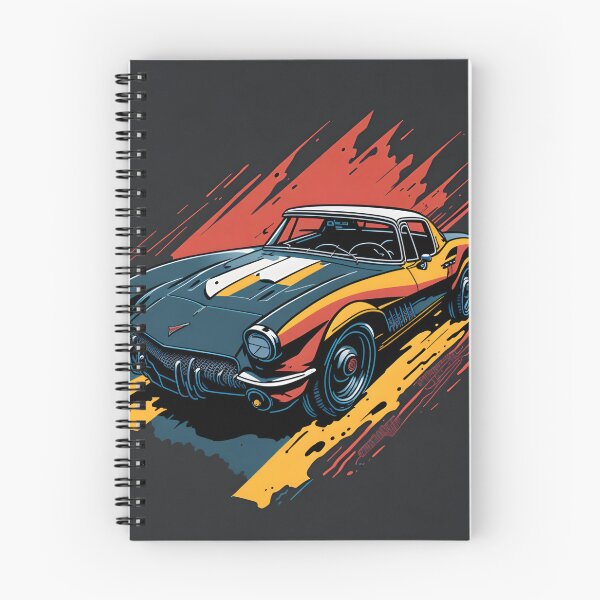 Item preview, Vintage Chevrolet Corvette Illustration| Sleek Chevrolet Corvette Sports Car Design designed and sold by RedArtG09.