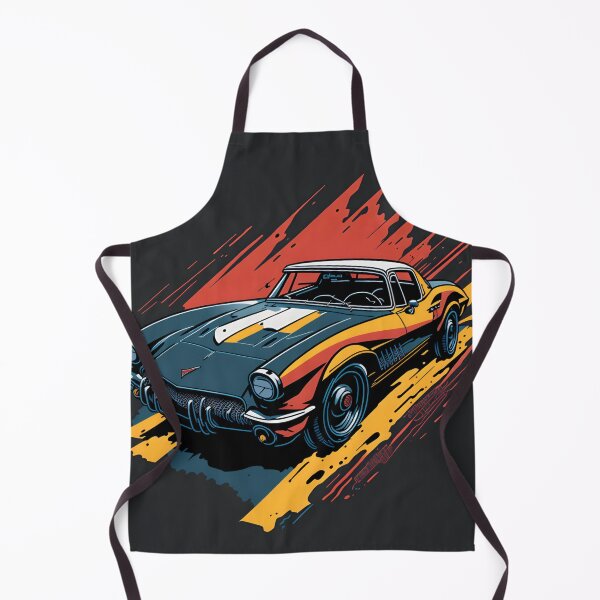 Item preview, Vintage Chevrolet Corvette Illustration| Sleek Chevrolet Corvette Sports Car Design designed and sold by RedArtG09.
