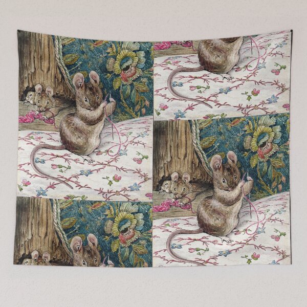 Item preview, The Mice Go to Work - The Tailor of Gloucester - Beatrix Potter designed and sold by forgottenbeauty.