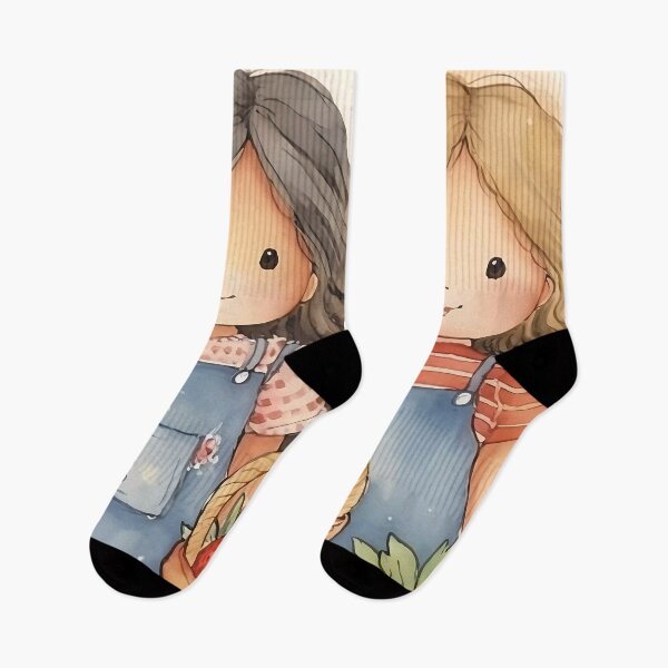 Item preview, Brunette and Blonde Girls After Picking Strawberries designed and sold by SingularityGeek.